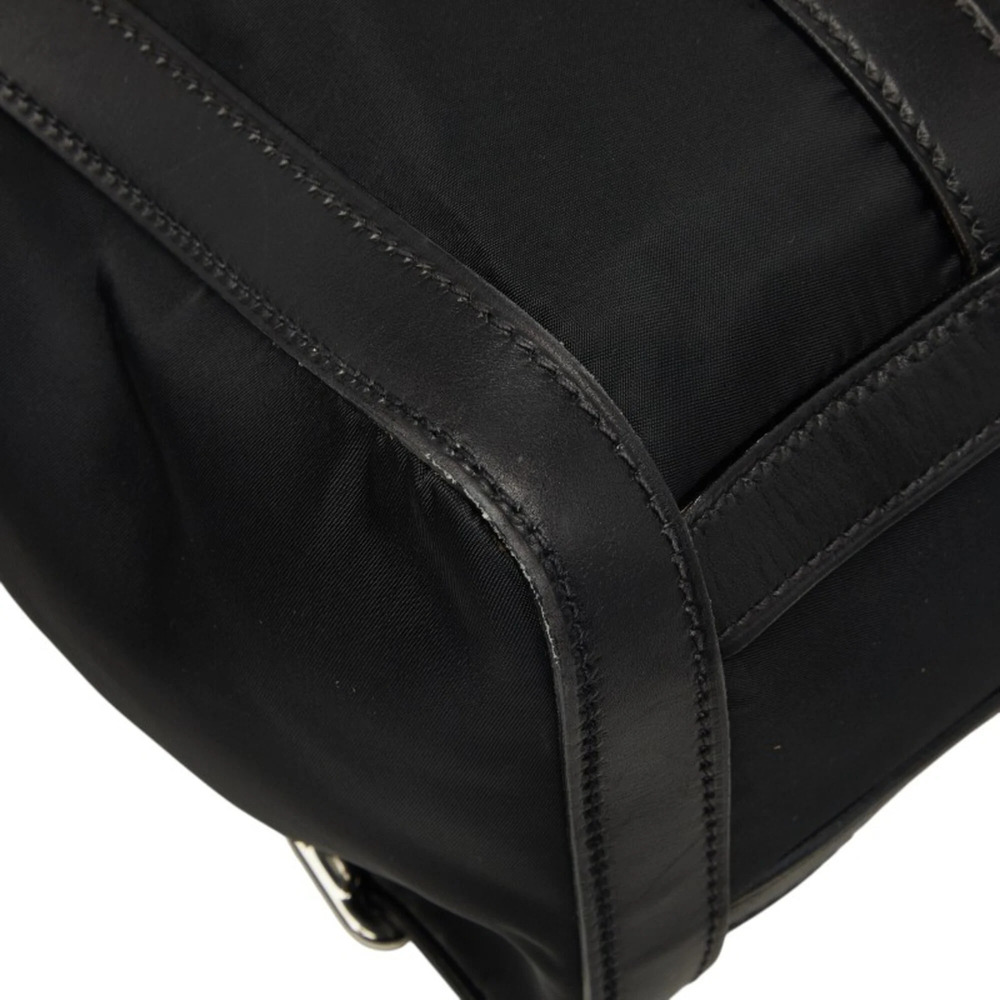 PRADA Black Leather Shoulder Bag - Picture 7 of 11
